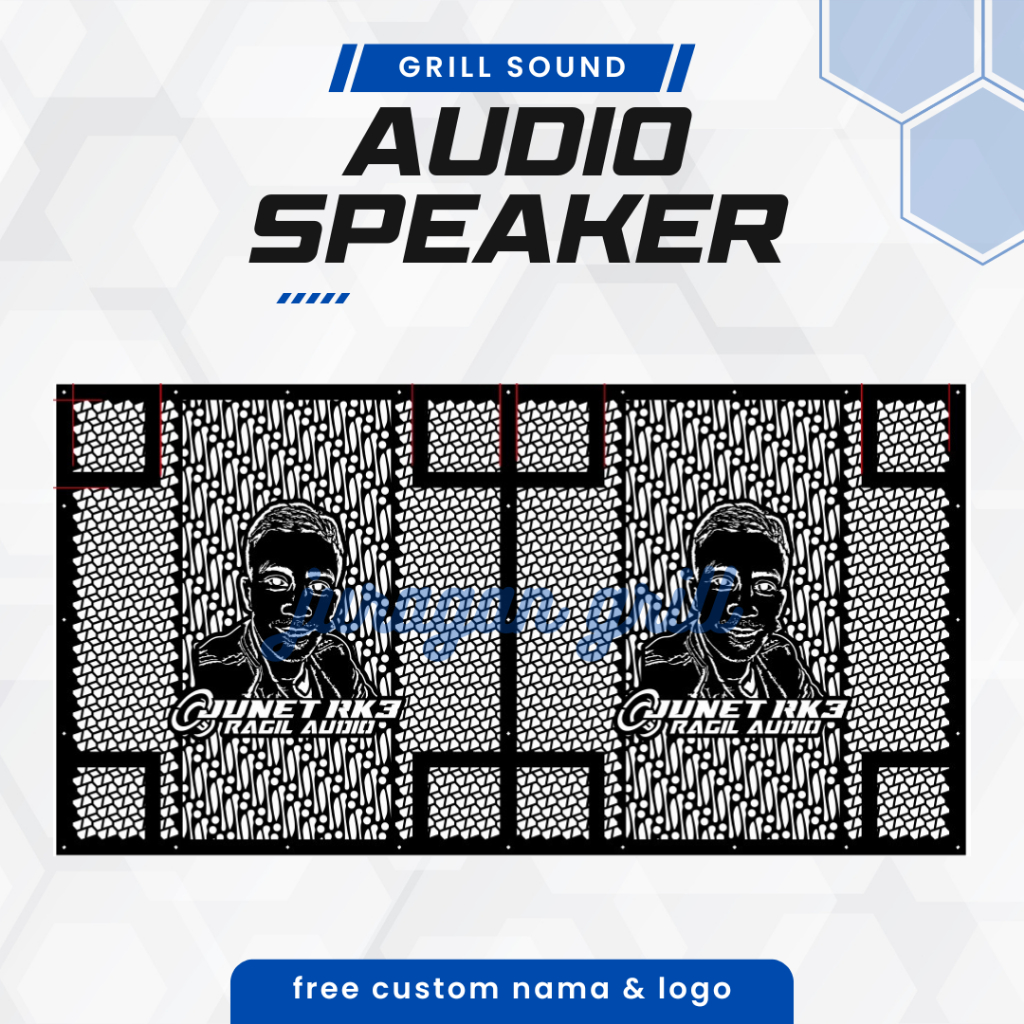 Grill Sound Tutup Box Speaker Custom Murah Bebas Request Ukuran Apapun