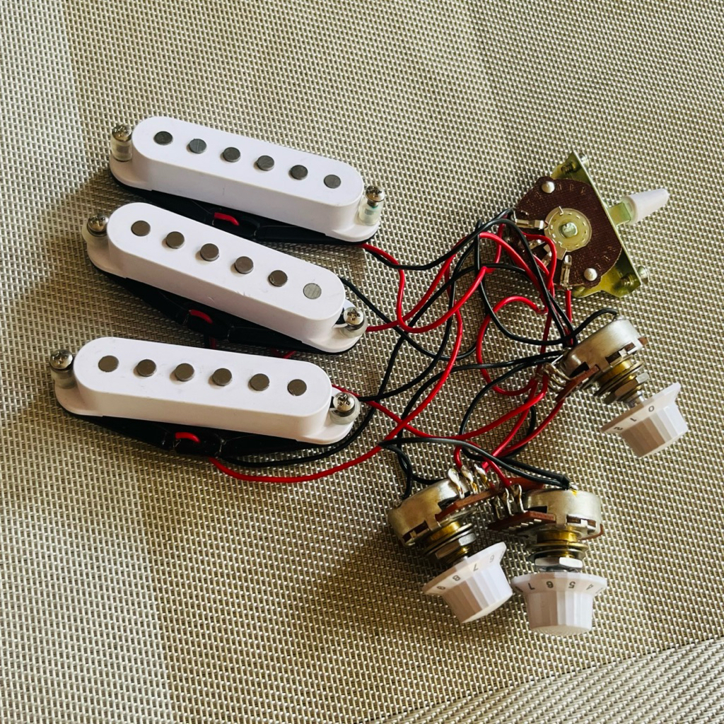pickup set+wiring elektronik gitar PRS silver sky john mayer original