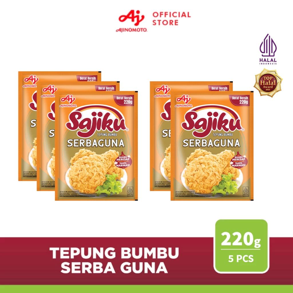 Sajiku® Tepung Bumbu Serba Guna Sachet 220g (5 pcs)
