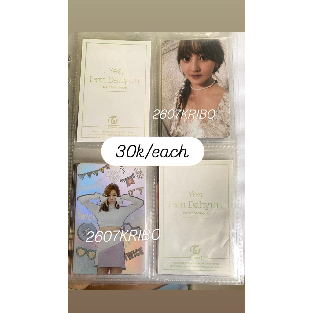 PHOTOCARD TWICE MINA HOLOGRAM JIHYO TWICECOASTER LANE 1