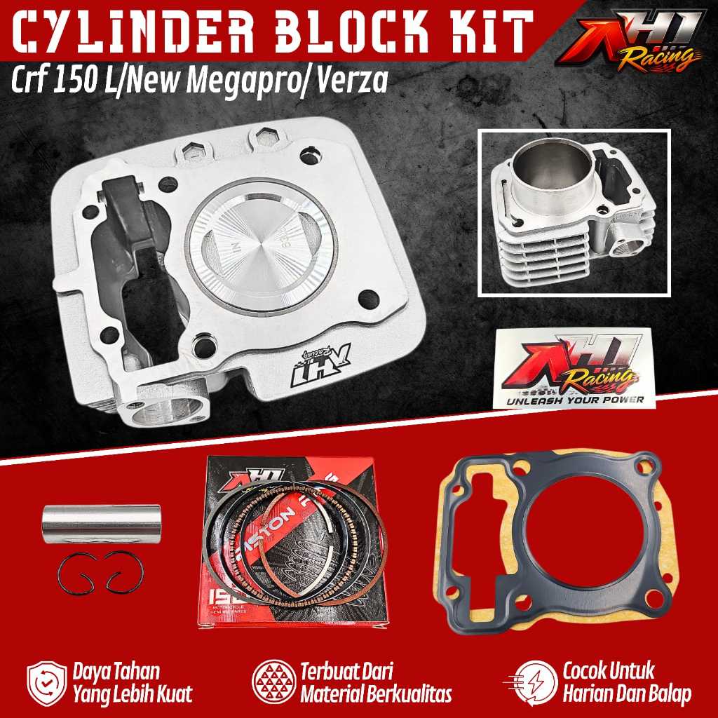 BORING BLOCK BLOK SEHER CRF 150 VERZA NEW MEGAPRO CRF150 L CRF150L 63 66 MM SUPER IRON CASTING BLOCK