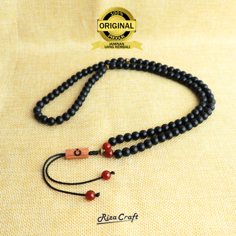 Tasbih Batu Akik Kristal Alam Asli Maiyah Mbah Cak Nun 99 Butir