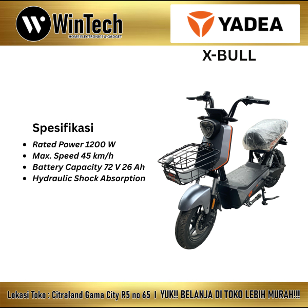 YADEA X-BULL Sepeda Listrik Wheel Hub Motor