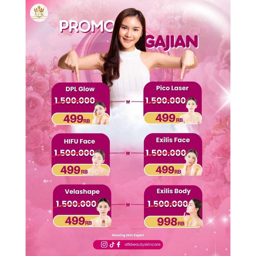 Treatment kecantikan | DPL, Pico Laser, HIFU, Exilis, Velashape