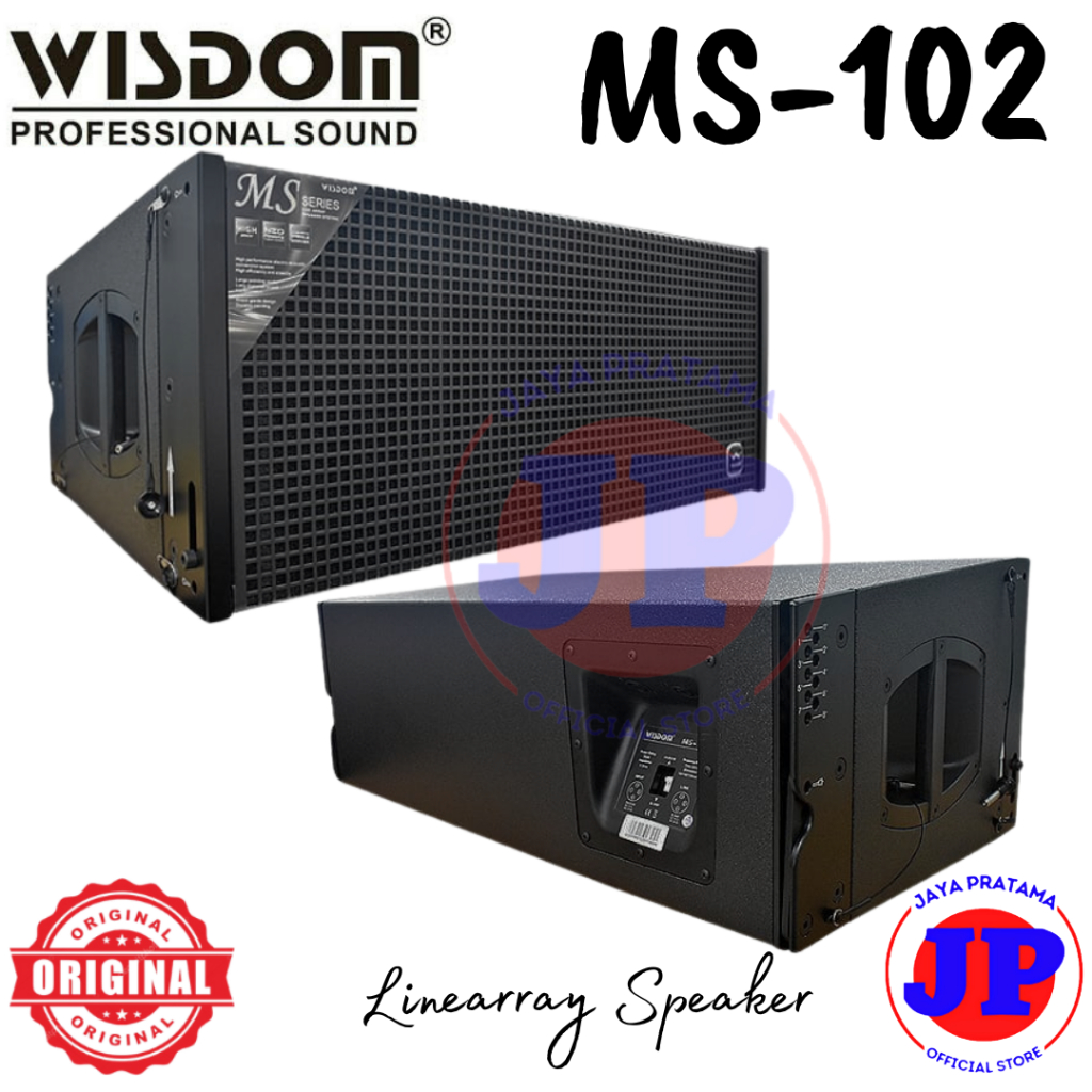 Speaker Line Array Pasif Wisdom MS-102 Speaker 10" Speaker Line Array Pasif Original MS-102