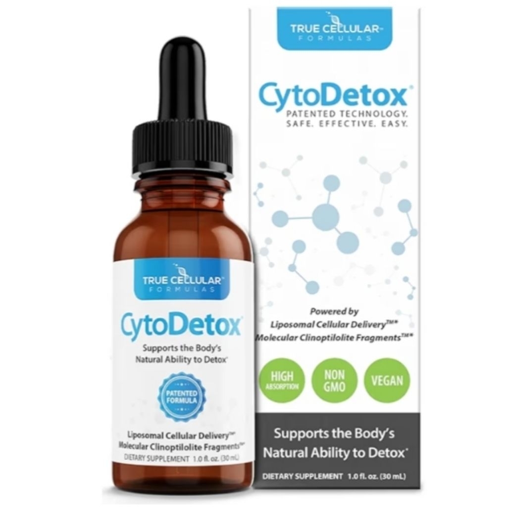True Cellular CytoDetox Liposomal Zeolite Clinoptilolite Supports Cellular Detox & Natural Toxin Rem