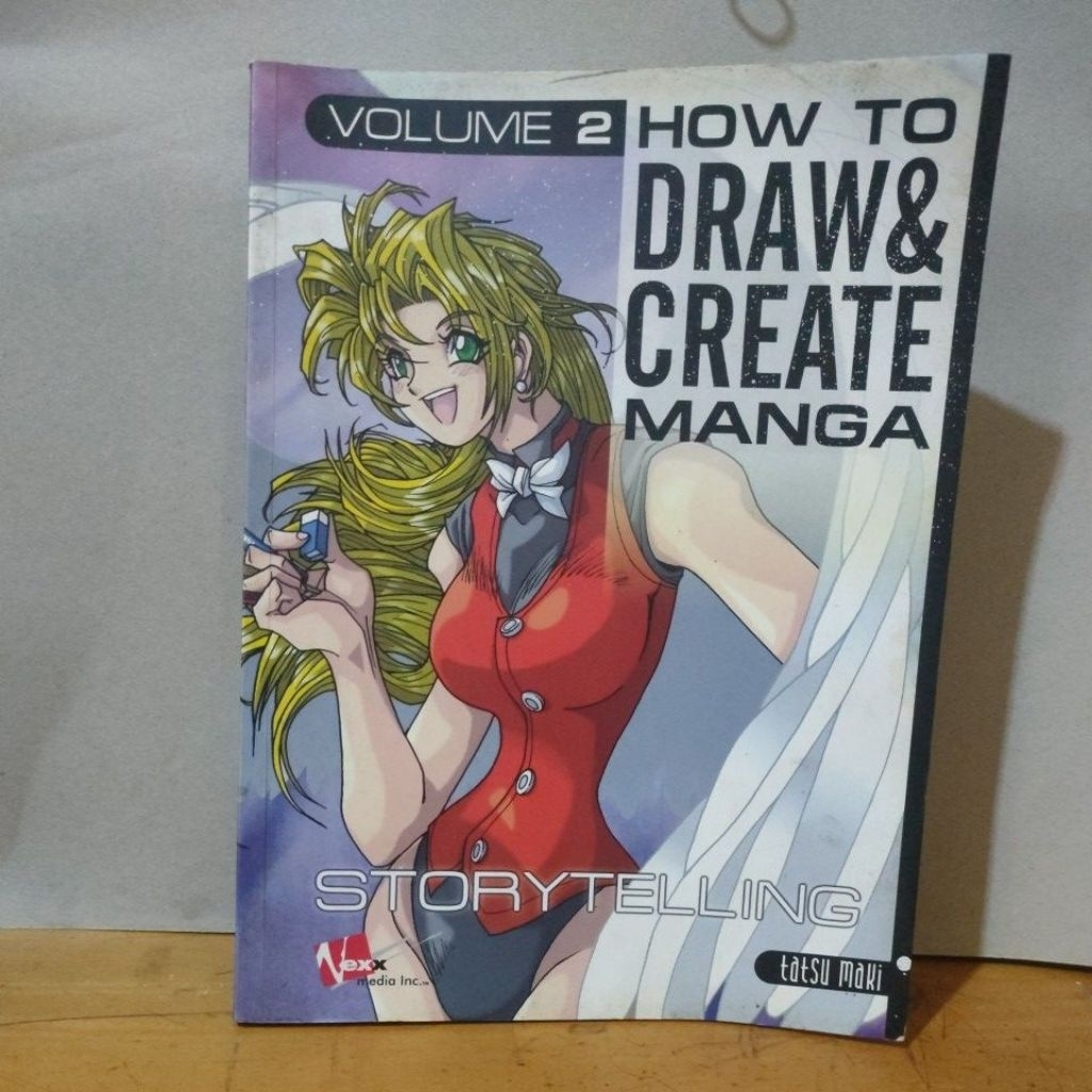 HOW TO DRAW & CREATE MANGA STORYTELLING VOLUME 2 BY : TATSU MAKI