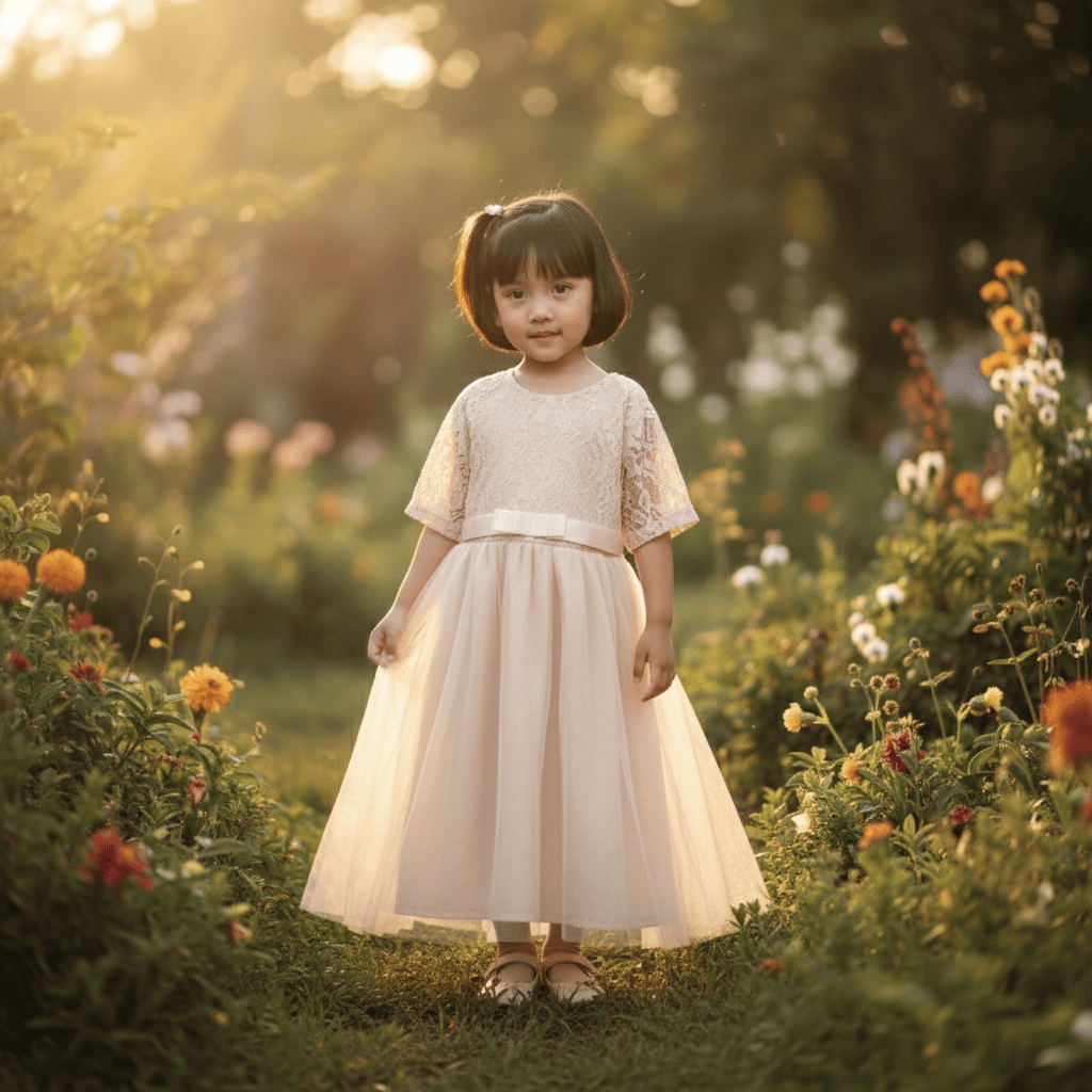 Baju Kebaya Gamis Dres Anak Brukat Modern Termurah Usia 1-11 Tahun