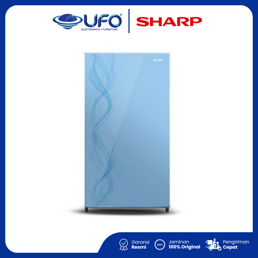 SHARP Kulkas 1 Pintu SJN182DAB / SJN182DAP 166 Liter