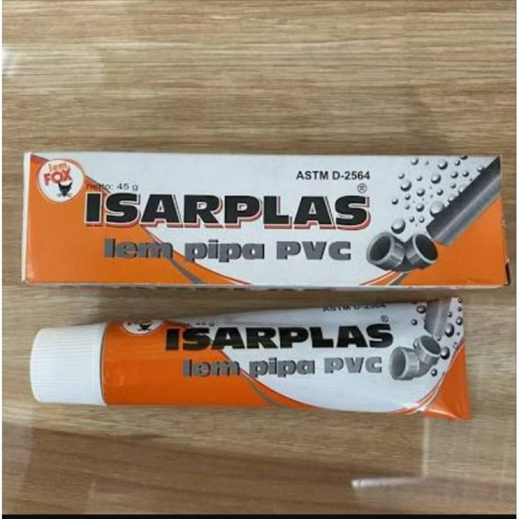 Lem Pipa PVC / Lem Paralon 40g / Lem Pipa ISARPLAS FOX / Lem PVC ISARPLAS / Lem Odol Paralon ISARPLA