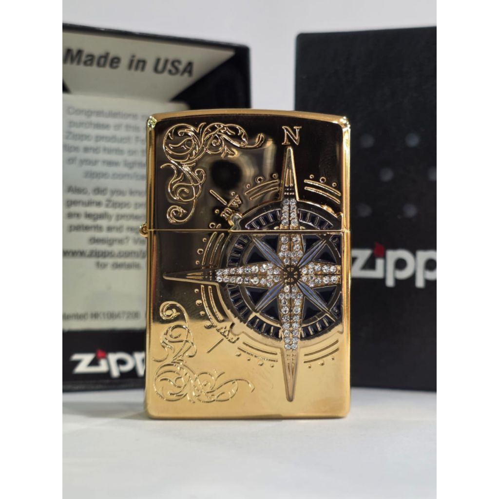 Original Zippo Kompas Gold Limited Edition