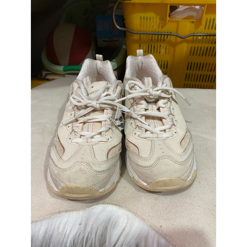 PL Sepatu Wanita SKECHERS Dewasa Putih Cream Ukuran 38