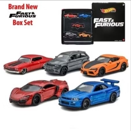 HOT WHEELS FAST FURIOUS Collector BOX SET