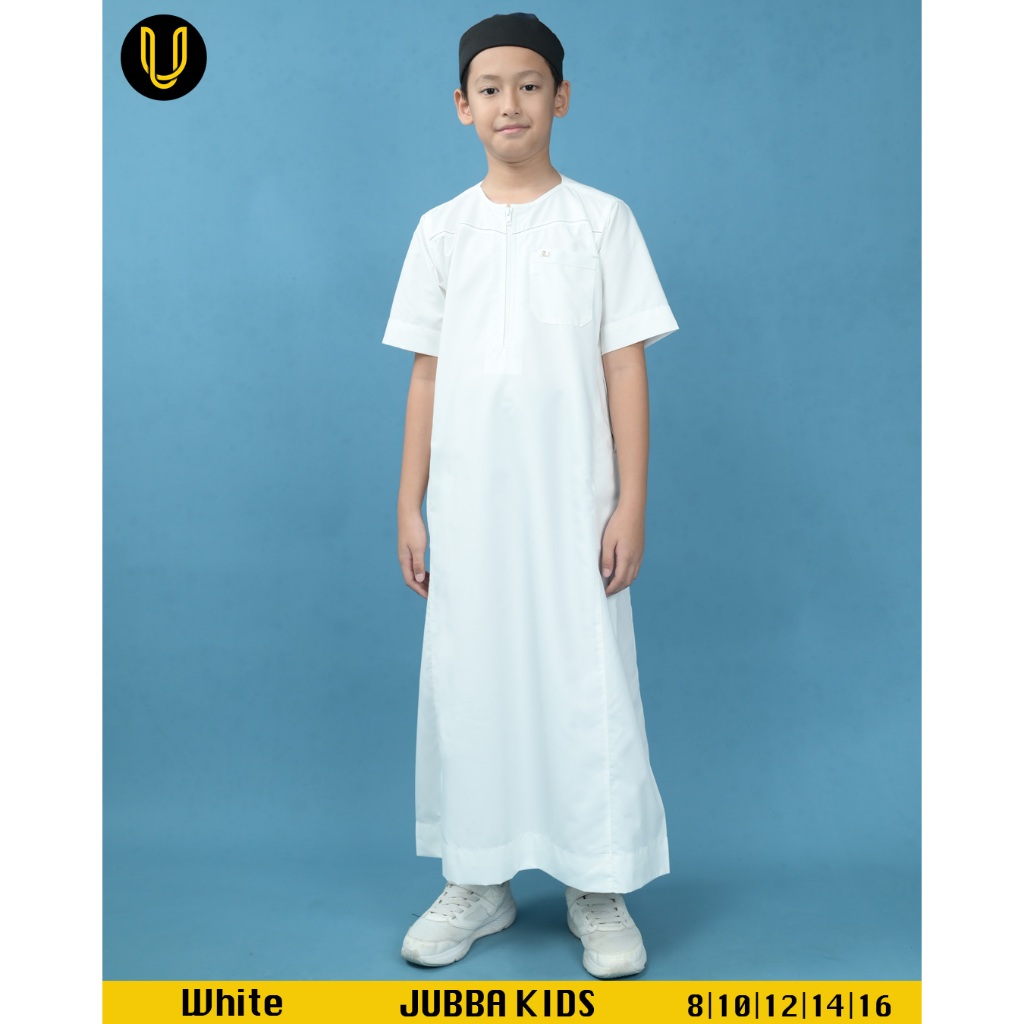 Uhud Basic - JUBAH JUBBAH GAMIS PRIA ARRIYAD KIDS ZIPPER 8-14