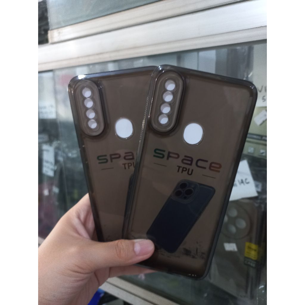 SOFT CASE CLEAR HITAM OPPO A31