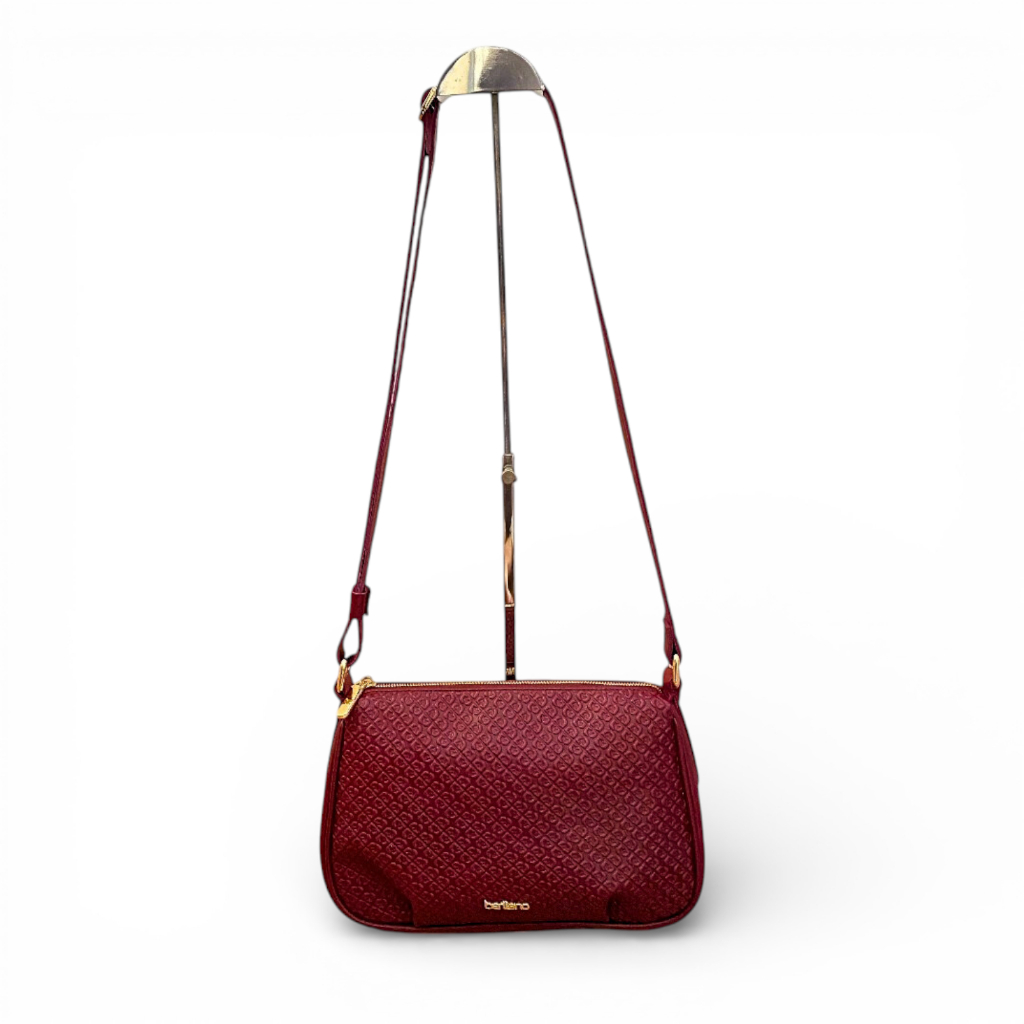 Berliano Leather Levina Bag - Tas Slempang Wanita Kulit Sapi Asli Motif Batik Indonesia