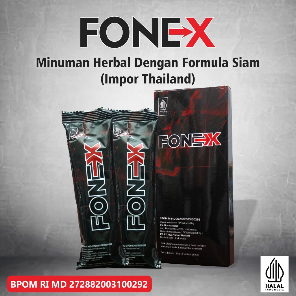 FONEK Herbal Drink – Energi & Stamina Pria - BPOM
