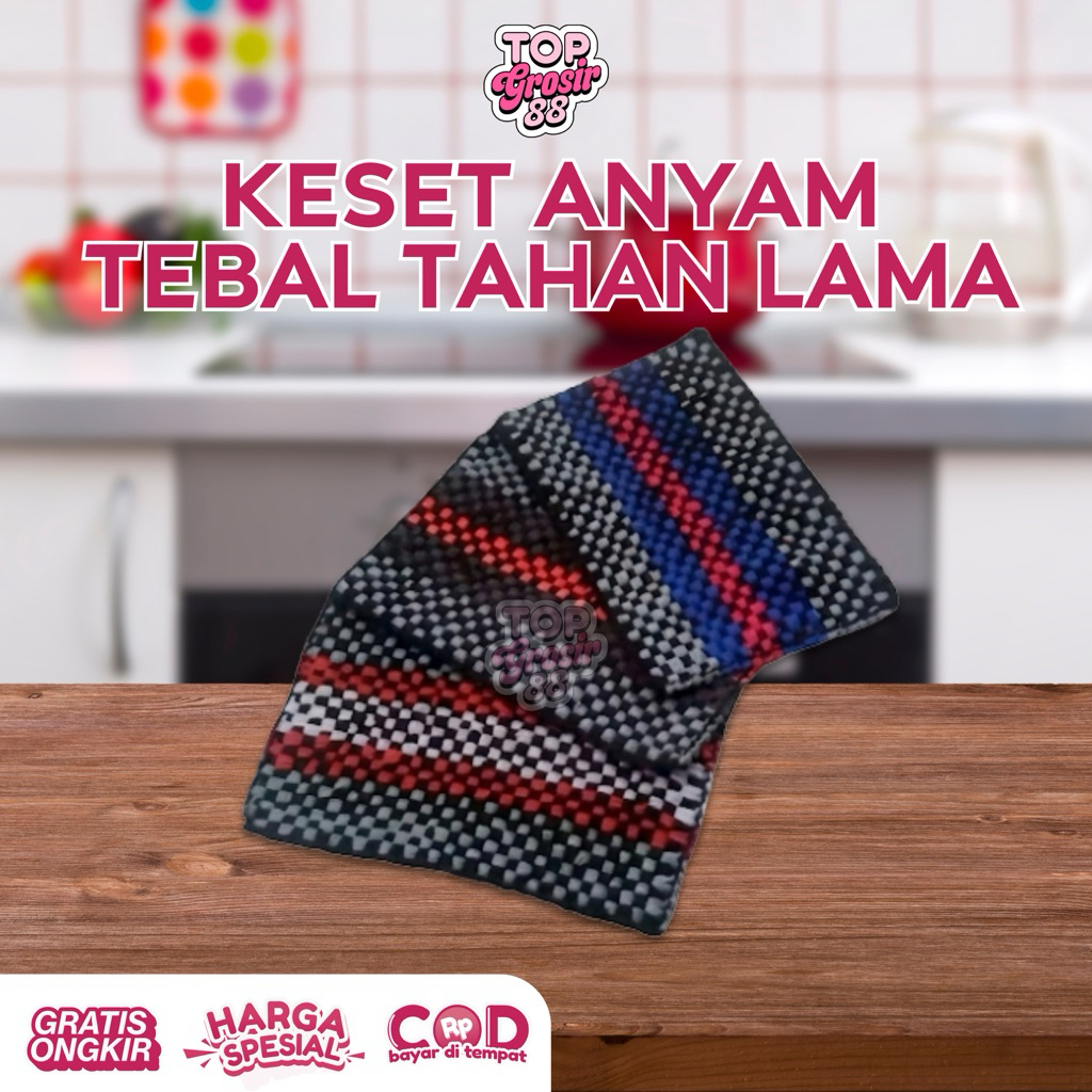 KESET ANYAM / KESET ANYAM KAKI / ANYAM TEBAL