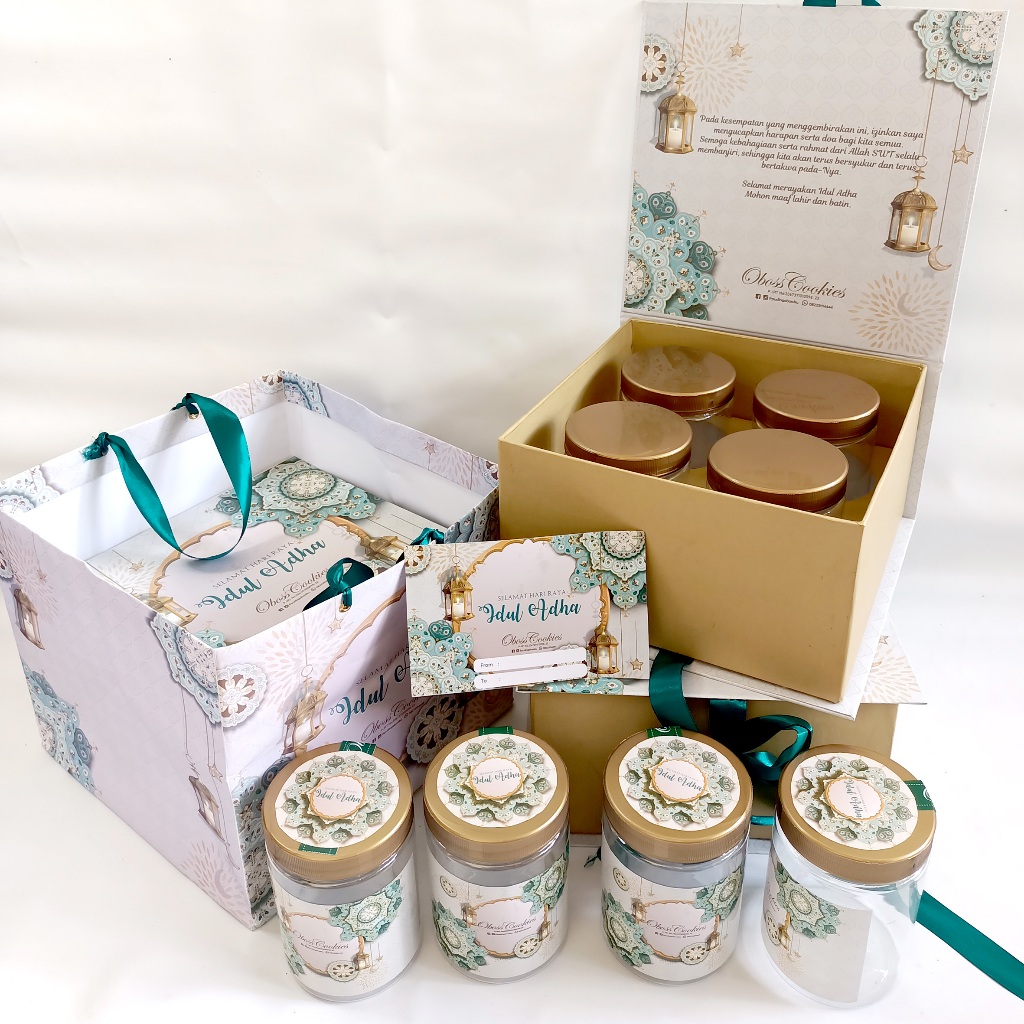 Box hampers lebaran ukuran 24 x 24 x 11 cm hardbox parcel idul fitri
