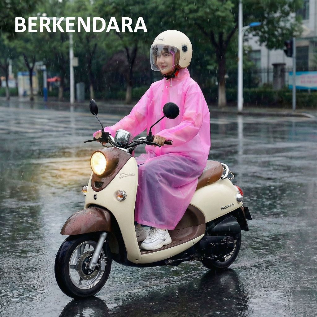 Jas Hujan Ponco Raincoat Dewasa Eva Waterproof Tebal Kualitas Bagus Murah