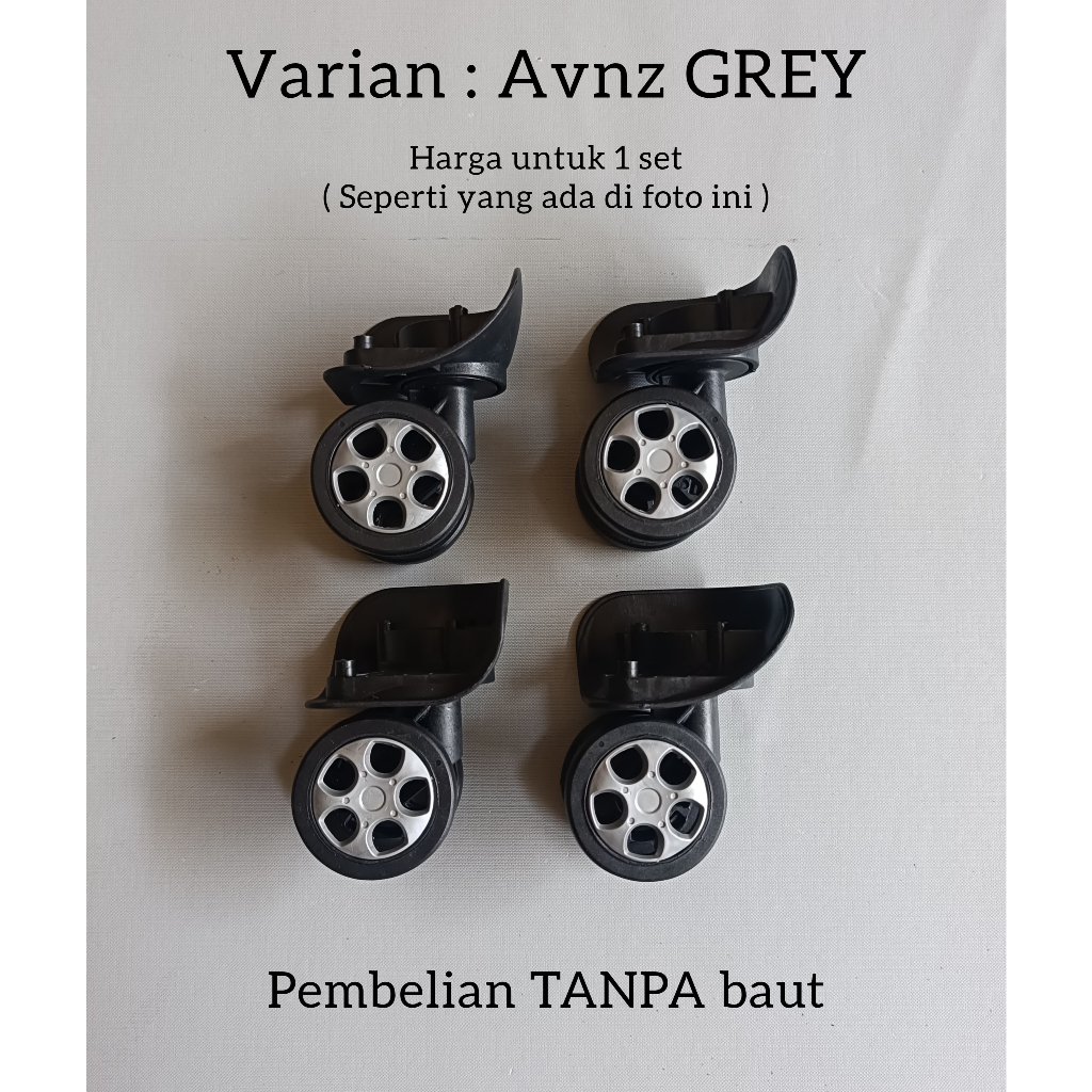 RODA KOPER, RODA DOUBLE WHEEL, RODA PUTAR 360, RODA KOPER VIBER, RODA KOPER FIBER, RODA KOPER TRAVEL