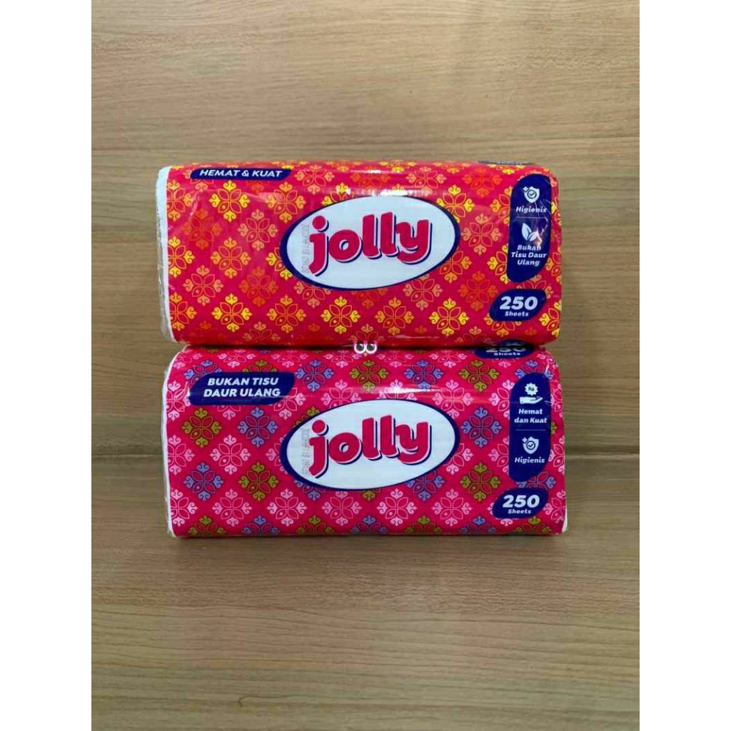 Jolly Tisu Merah 1 Karton (48 × 250s)