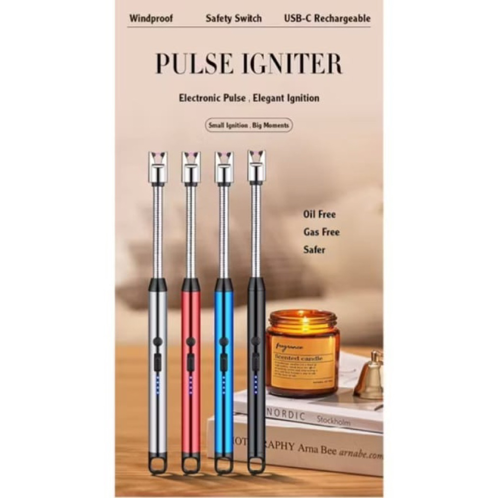 Pemantik Api Elektrik kompor multifungsi Recharger USB