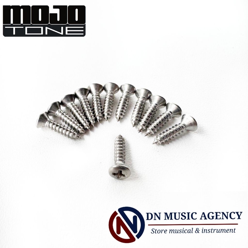 screw pickguard mojotone stainless steel original USA skrup pickguard for gitar & bass fender style