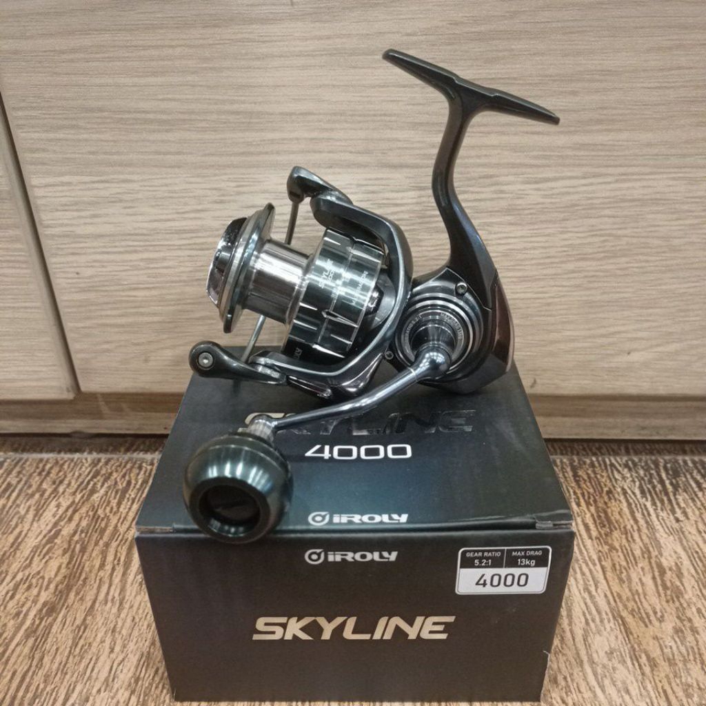 Reel Pancing Iroly Skyline II 1000 2000 3000 4000 6000 Aluminum Body Power Handle