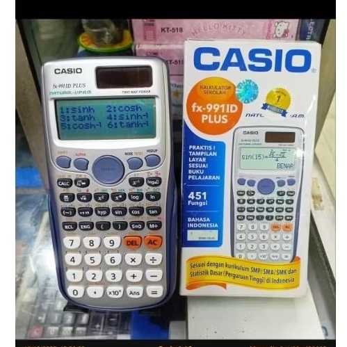Casio FX-991 ID PLUS/KALKULATOR ILMIAH/KALKULATOR TEKNIK CASIO FX 991 ID PLUS/ORIGINAL/REAL PICTURE