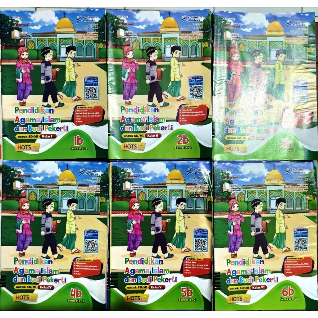 Lks Zamrud Pendidikan Agama Islam Kelas 1,2,3,4,5,6 Untuk SD Semester 2