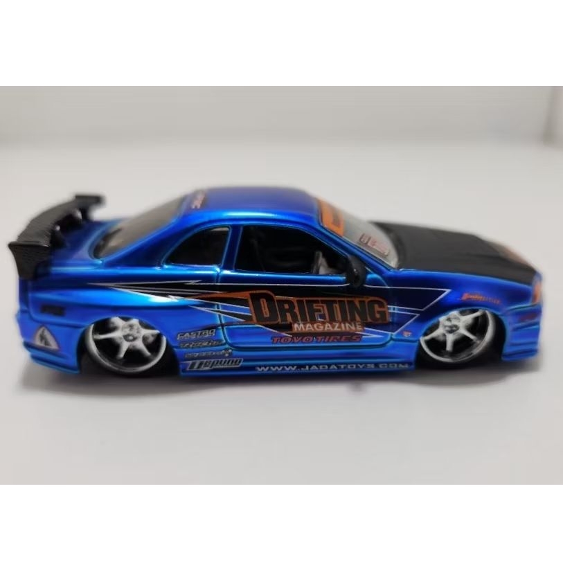 Jada Import Racer Skyline R34 Blue skala 64