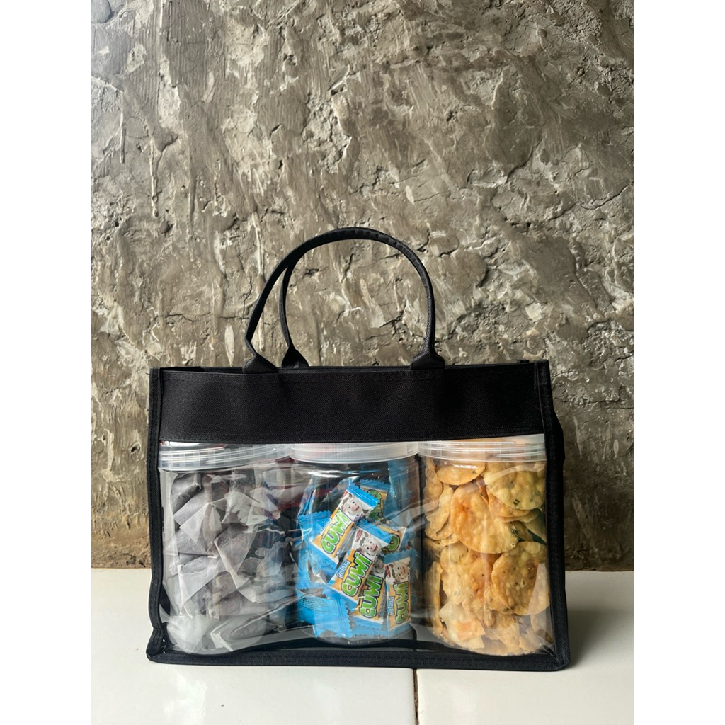 Tas Mika Hampers / Totebag Pvc / Tas Mika Souvenir Hajatan lebaran