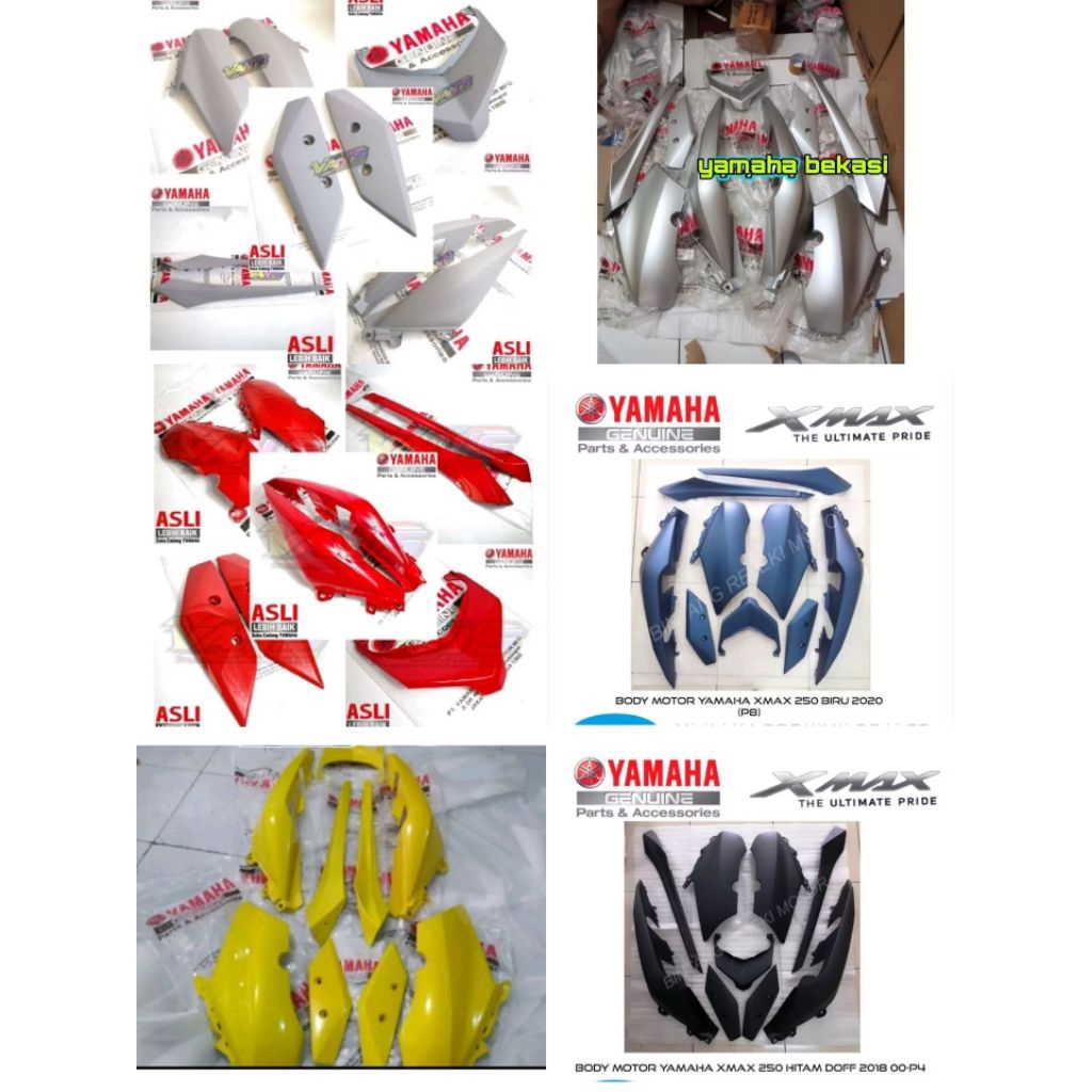 Cover body xmax full set body halus xmax 250 Old original yamaha