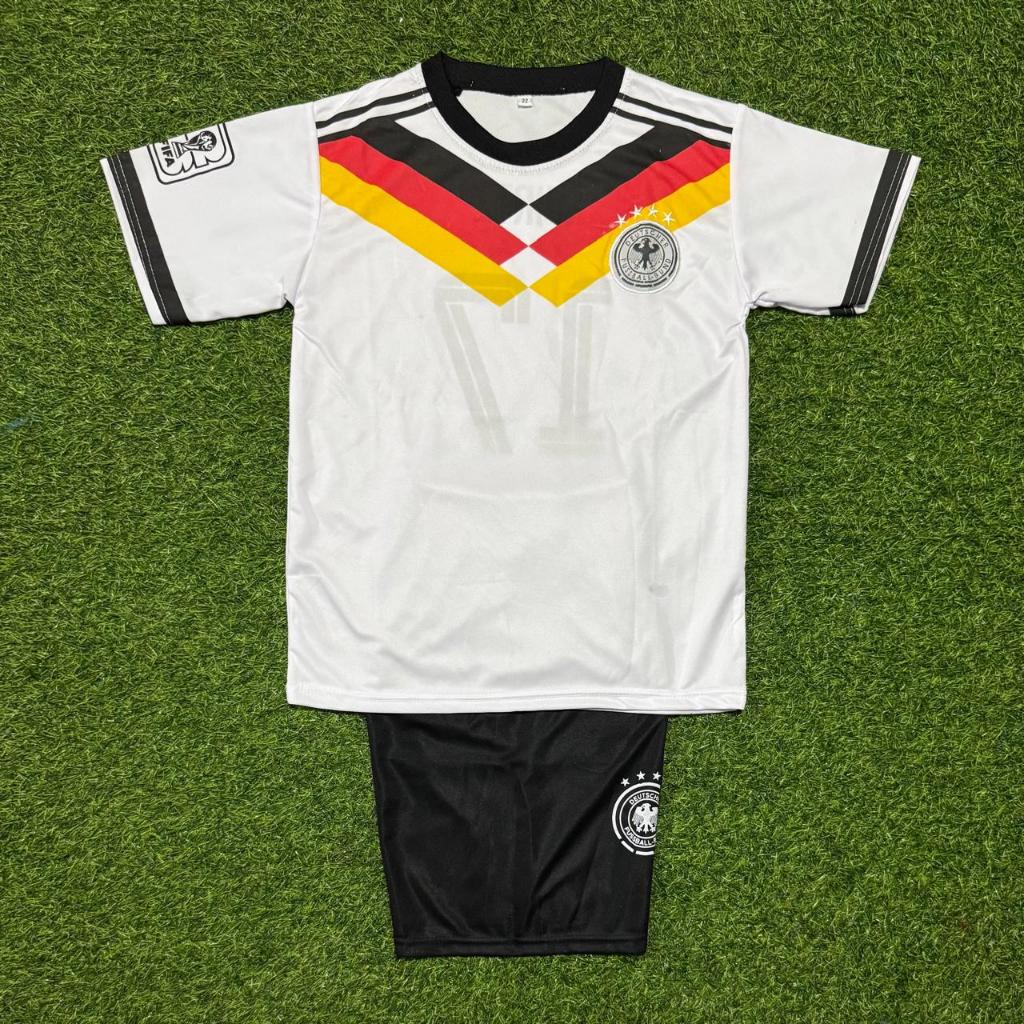 Setelan Jersey Bola Anak Germany Setelan Bola Anak Piala Dunia Jersey Bola Anak New  Usia 1-15 Tahun
