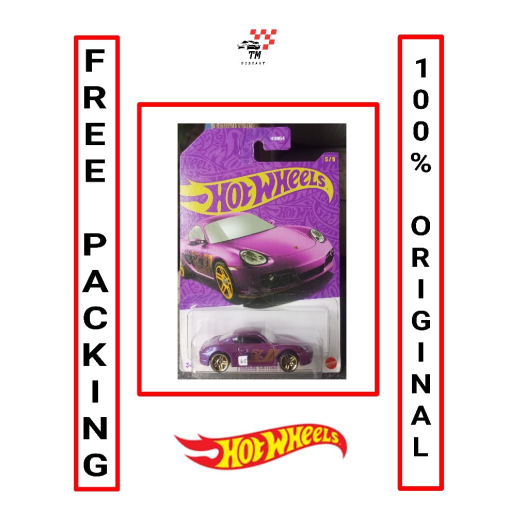 Hot Wheels - 57Th Anniversary - Porsche Cayman S Ungu