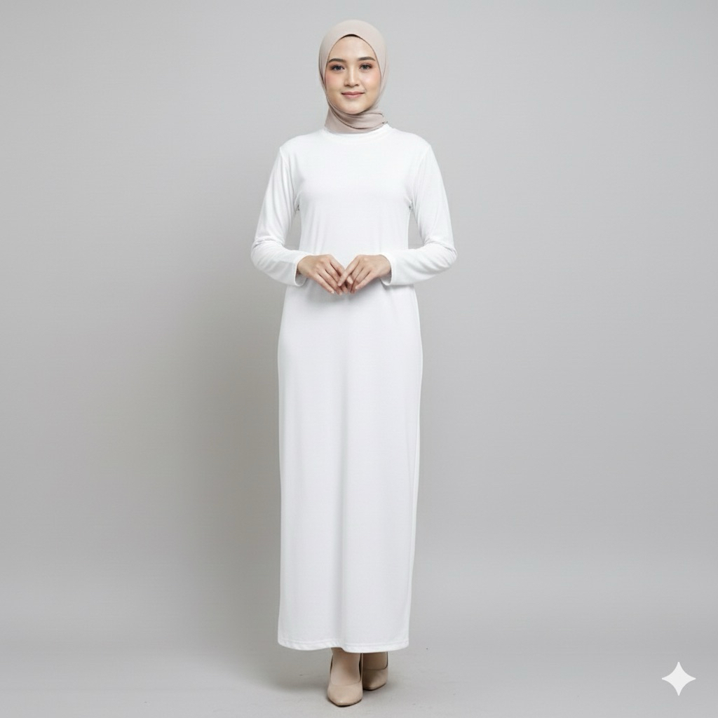 Manset Gamis Bahan Kaos Rayon Premium