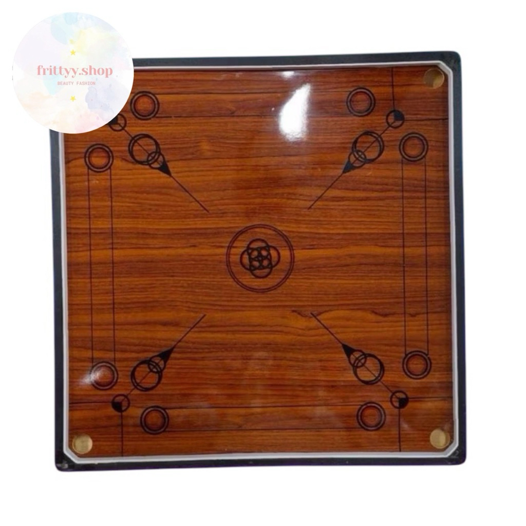 Khusus Gojek Meja Karambol Sedang 75cm x 75cm Free Biji Karambol