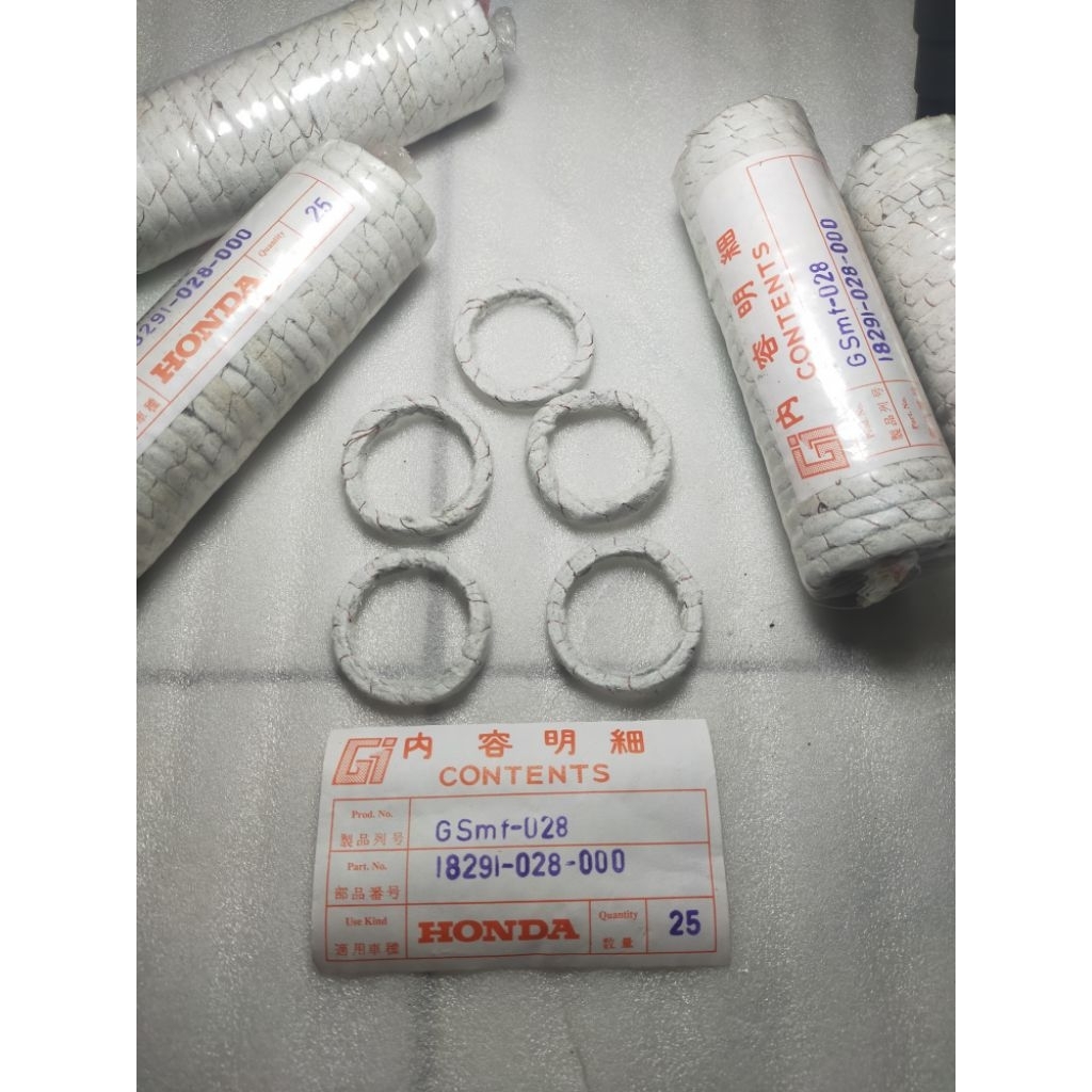 25biji pack knalpot S90 S 90 Z S90Z pak asbes atas packing paking knalpot ori original