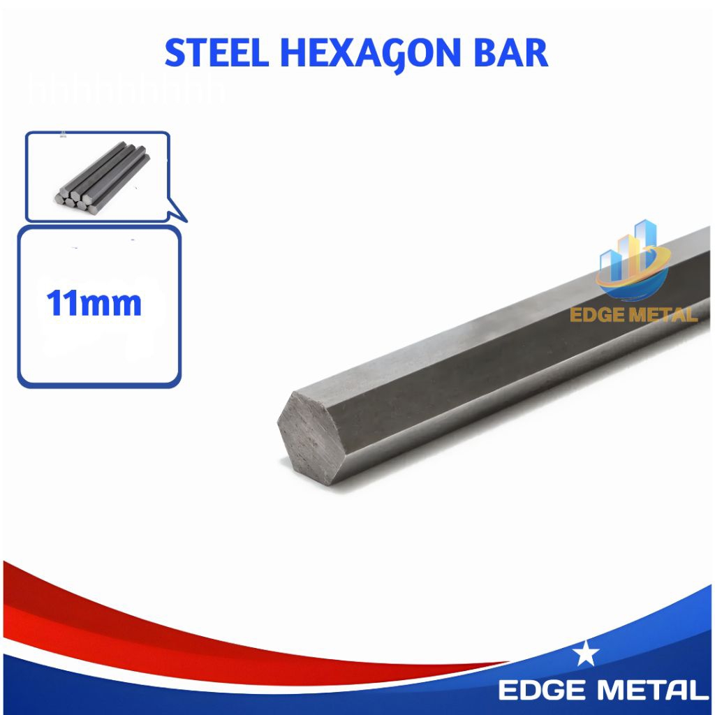 AS BESI HEXAGON 11MM | AS BESI SEGI ENAM PER 1CM