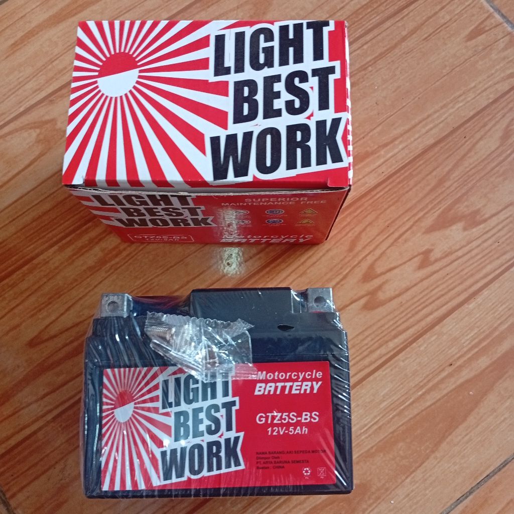 Aki Murah Bagus gtz5 untuk motor beat scoopy vario 110 revo supra x125 vixion shogun 125 xeon xride 