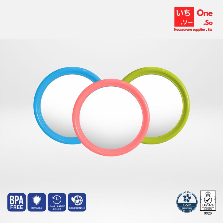 KACA CERMIN BULAT M / KACA CERMIN DINDING / KACA CERMIN TEBAL - Oneso.id