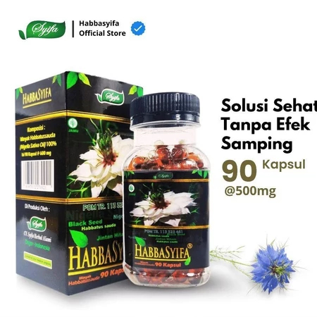 Habbasyifa Softgel 90 Kapsul – Minyak Jinten Hitam | Obat Herbal Tubuh Fit & Kuat