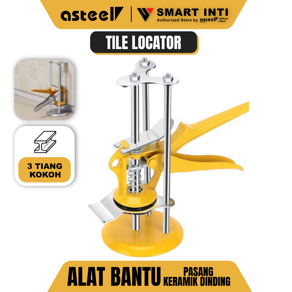 Asteel Dongkrak Keramik Alat Pasang Keramik Granit Dinding Tile Locator Penyangga Keramik Granit