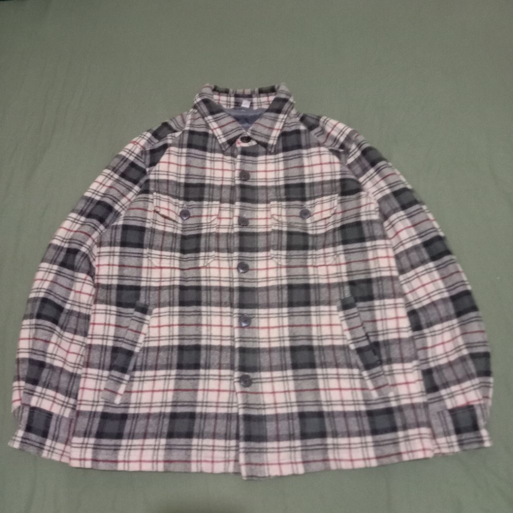 Flanel jaket uniqlo wool