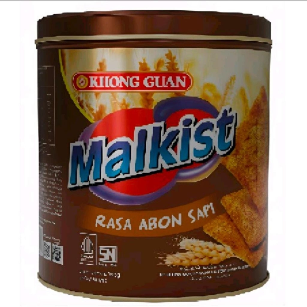 Khong Guan Malkist Abon Sapi Kaleng 395g / distributor hampers kue lebaran sembako termurah