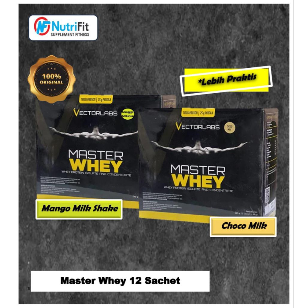 Master Whey Vectorlabs Whey Protein 12 Sachet