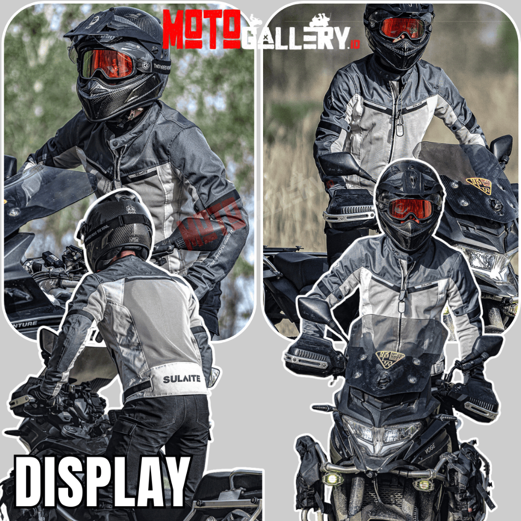 Jaket Touring Breathable Protector CE Level 2 Mesh Riding Jacket Sulaite C1