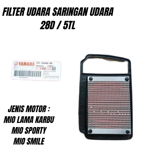 SKM FILTER UDARA MIO SPORTY 5TL 28D TERMURAH BERKUALITAS