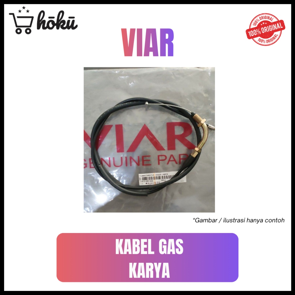 VIAR KARYA - Kabel Gas Viar Roda Tiga Sparepart Viar